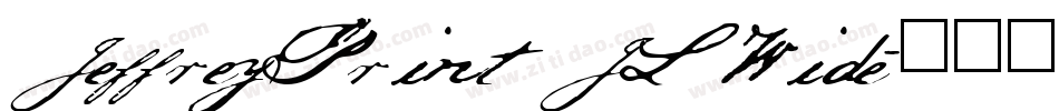JeffreyPrint JL Wide字体转换
